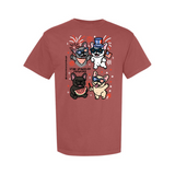 Star Spangled Frenchie ( Select Your Shirt Color)