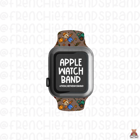 Scarecrow Frenchie  Apple Watch Band
