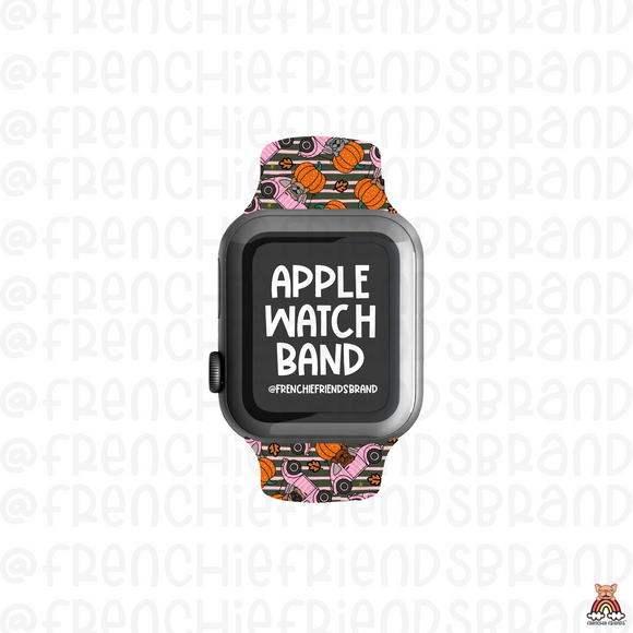 Frenchie Fall Apple Watch Band