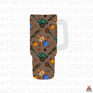 Scarecrow Frenchie Tumbler