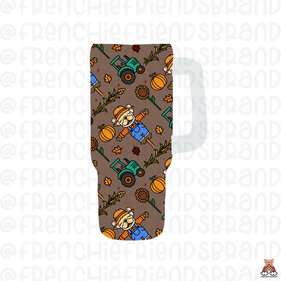 Scarecrow Frenchie Tumbler
