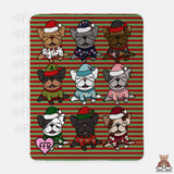 Ugly Christmas Sweater Sherpa Blanket