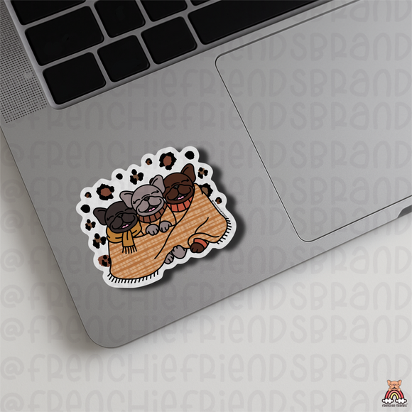 Wrapped Up In Frenchies Single Stickers