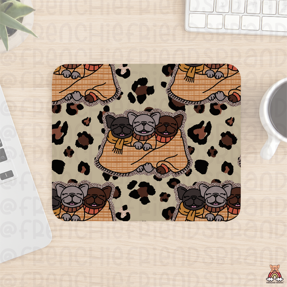 Wrapped Up In Frenchies Mouse Pad