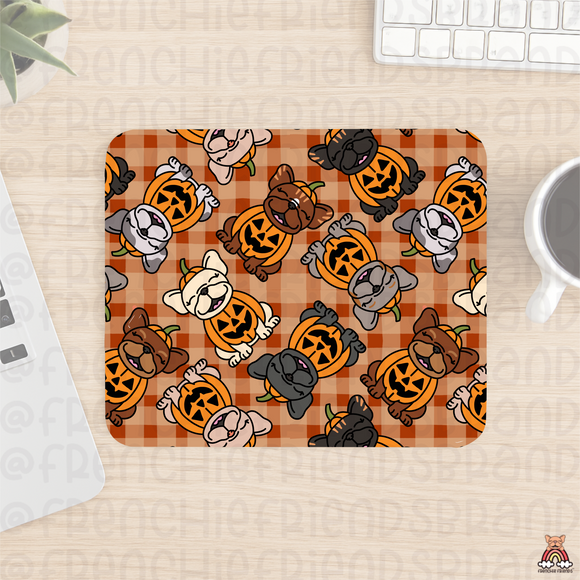 Frenchie Patch Mouse Pad