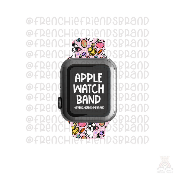 Easter Is For Frenchies Watch Band