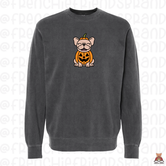 Frenchie Patch Embroidered Crewneck (Select Your Frenchie)