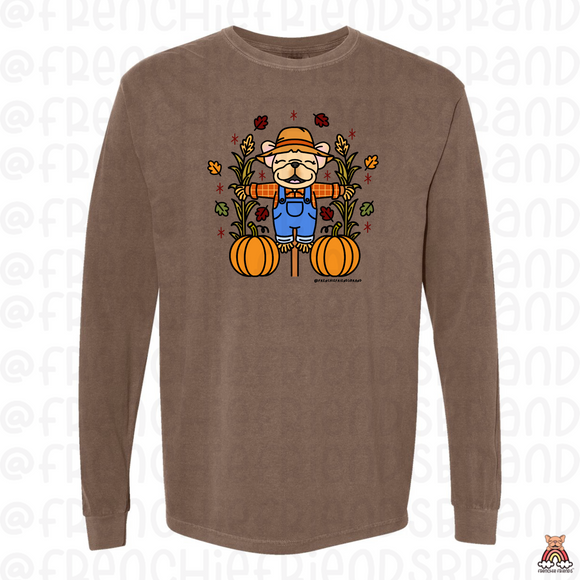 Scarecrow Frenchie Long Sleeve