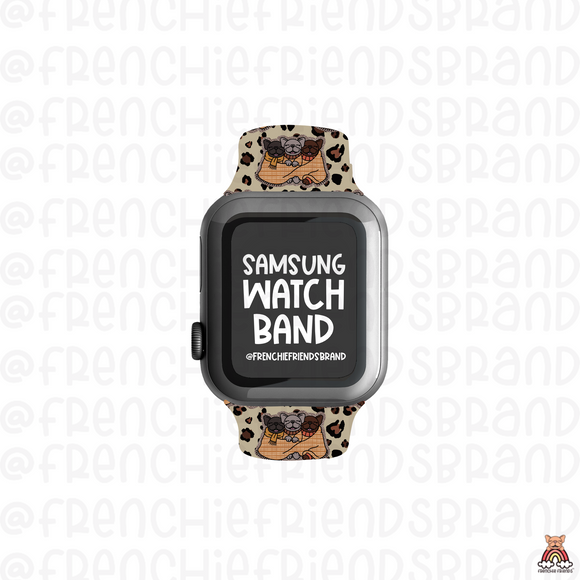 Wrapped Up In Frenchies  Samsung Watch Band