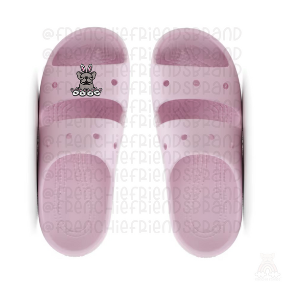 Frenchie Slippers Shoe Charm