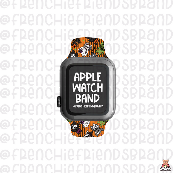 Trick Or Treats Frenchies Apple Watch Band