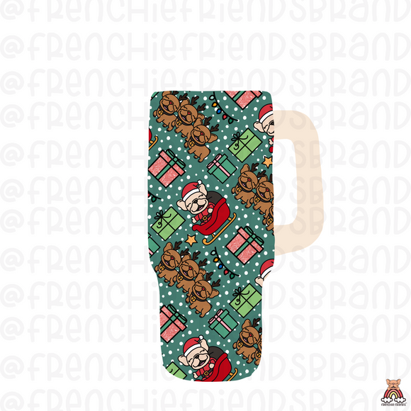 Frenchieclaus Is Coming To Town Tumbler