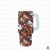 Peppermint Christmas Frenchies Tumbler