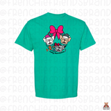 Wreath Merry Frenchiemas Unisex Tee