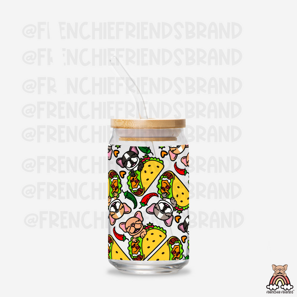 Lets Taco Bout Frenchies 16 Oz Glass Can