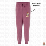 Wrapped In Christmas Embroidered Unisex Joggers ( Select Your Frenchie)