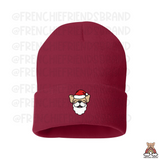 Frenchie Paws Embroidered Beanie