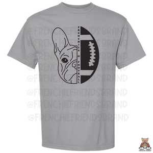 Frenchies & Football Tee