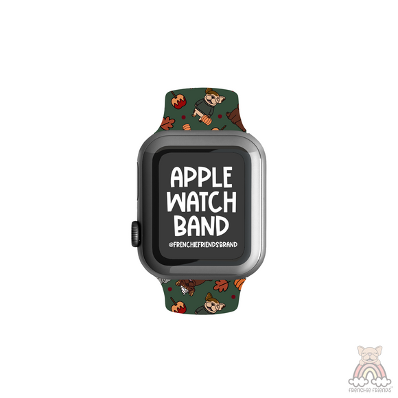 Frenchies Of Fall Apple Watch Band