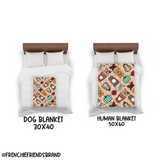 Frenchie Spice & Everything Nice Sherpa Blanket