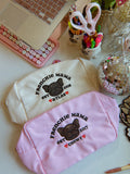 French Bulldog Embroidered Makeup Bag