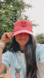 Heart Nose Frenchie Embroidered Mesh Trucker Hat