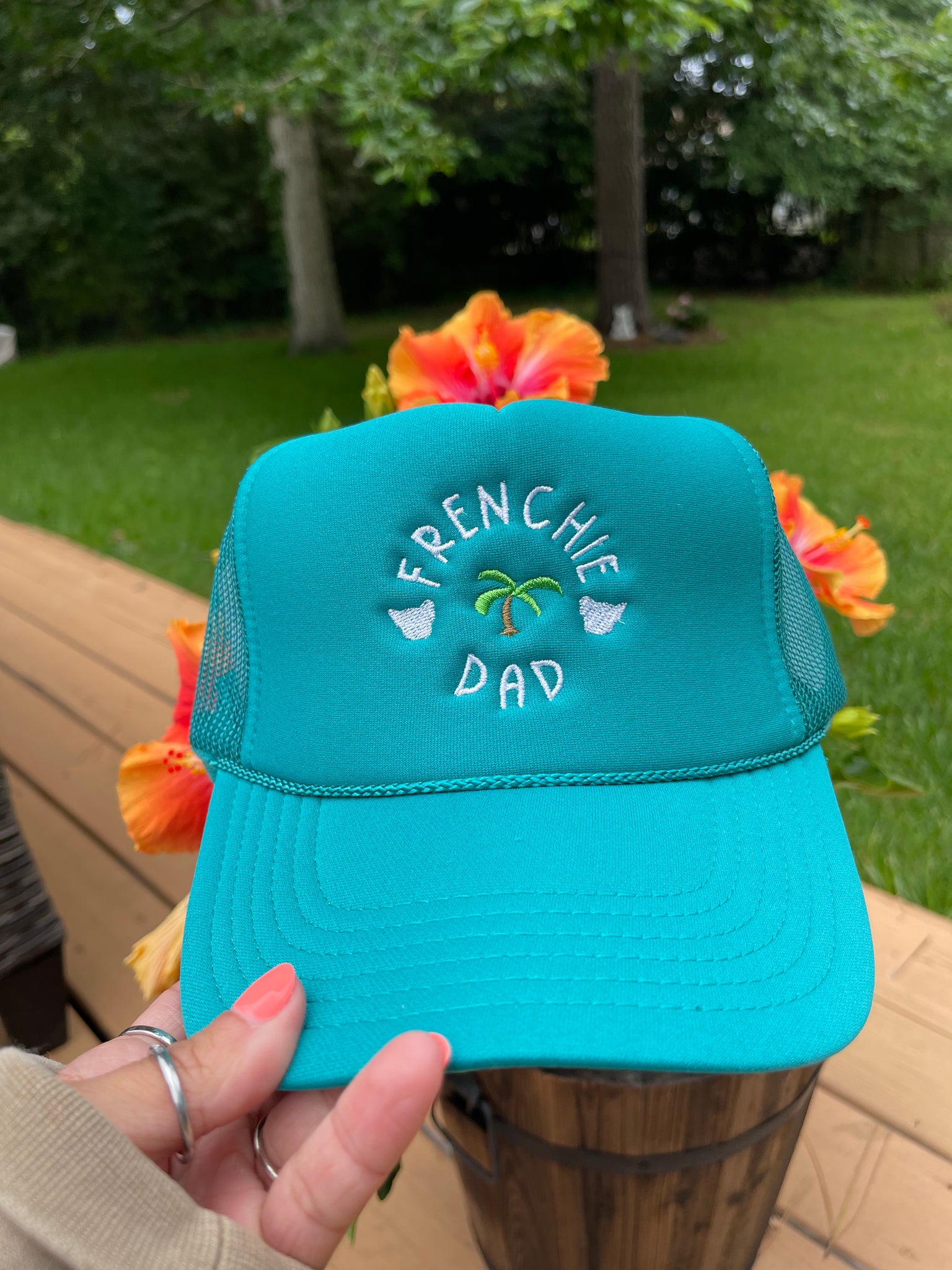 Embroidered Mesh Hat