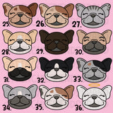 French Bulldog Embroidered Makeup Bag