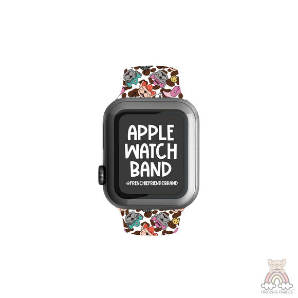 Neutral Cowgirl Frenchie Apple Watch Band