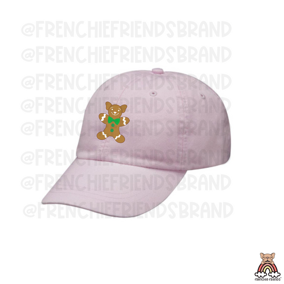 Gingerbread Frenchie Trucker Hat