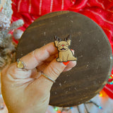 Reindeer Frenchie Shoe Charm