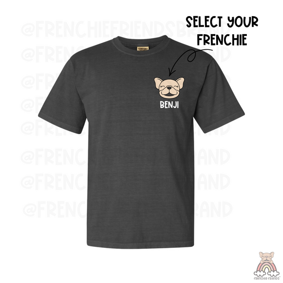 Custom Frenchies Embroidered Unisex Tee