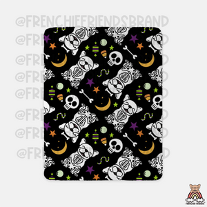 Skully Bones Sherpa Blanket