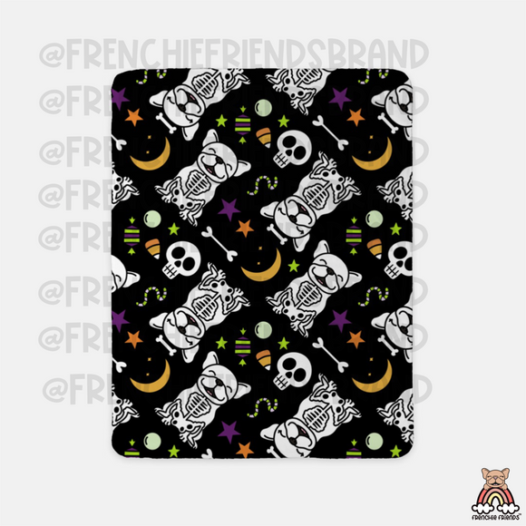 Skully Bones Sherpa Blanket