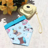 Summer Frenchie Reversible Snap On Bandana