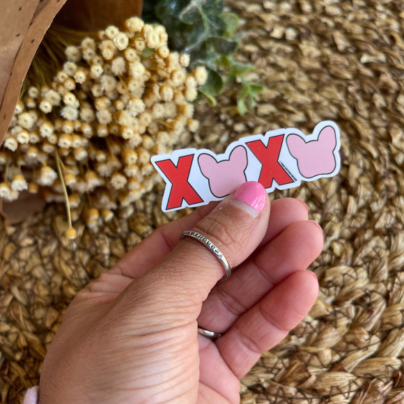 XOXO Frenchie Single Sticker