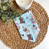 Summer Frenchie Reversible Snap On Bandana