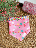 Frenchie & Bright Reversible Snap On Bandana