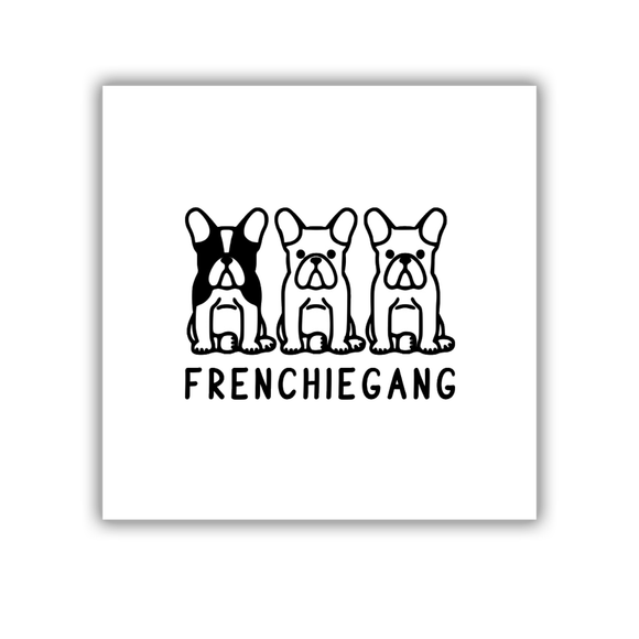 Frenchie Gang Custom Decal