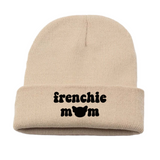 frenchie mom embroidered beanie