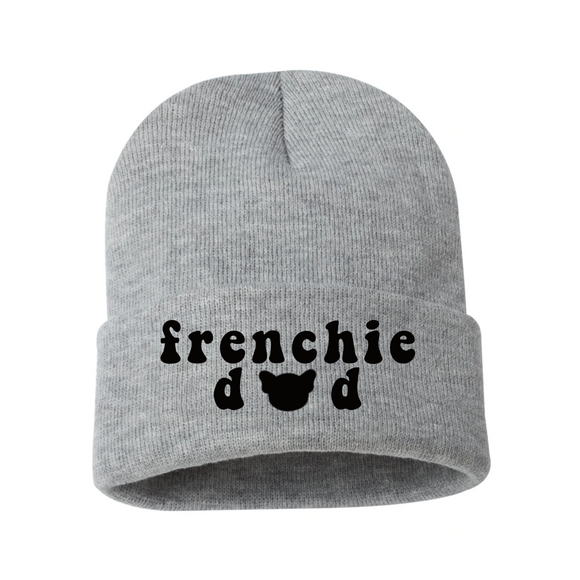 French Bulldog Embroidered Beanie