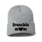 frenchie mom embroidered beanie