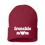 frenchie mom embroidered beanie