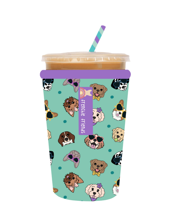 Dog Mom Print Coffee Cup Sleeve