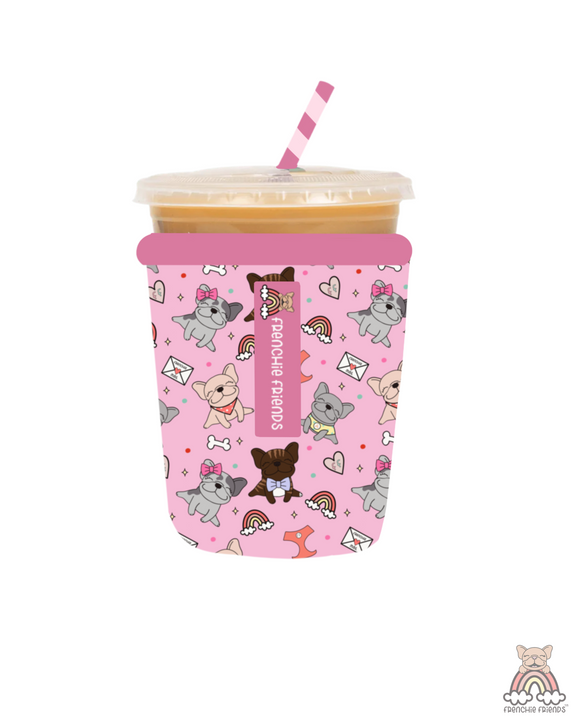 Frenchie Friends Print Coffee Sleeve