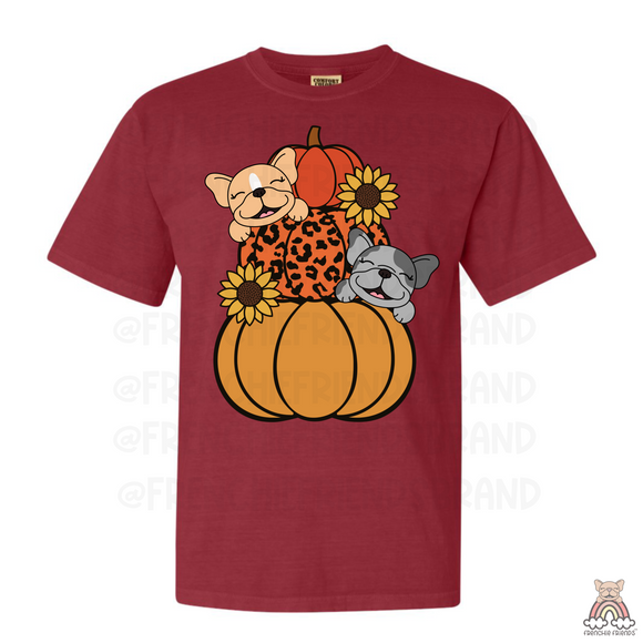 French Bulldog Graphic T-Shirt | Hello Pumpkin T-Shirt